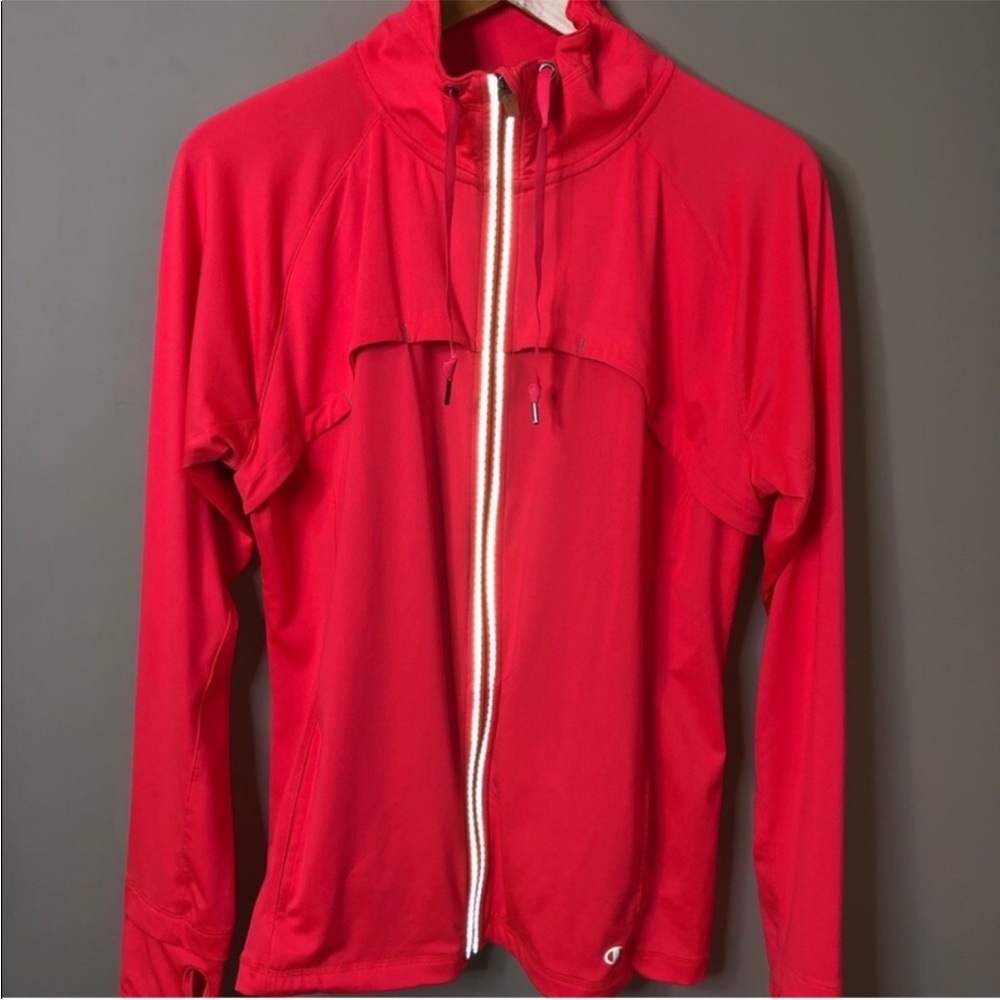 Champion Hot Pink Hooded Full-Zip Jacket